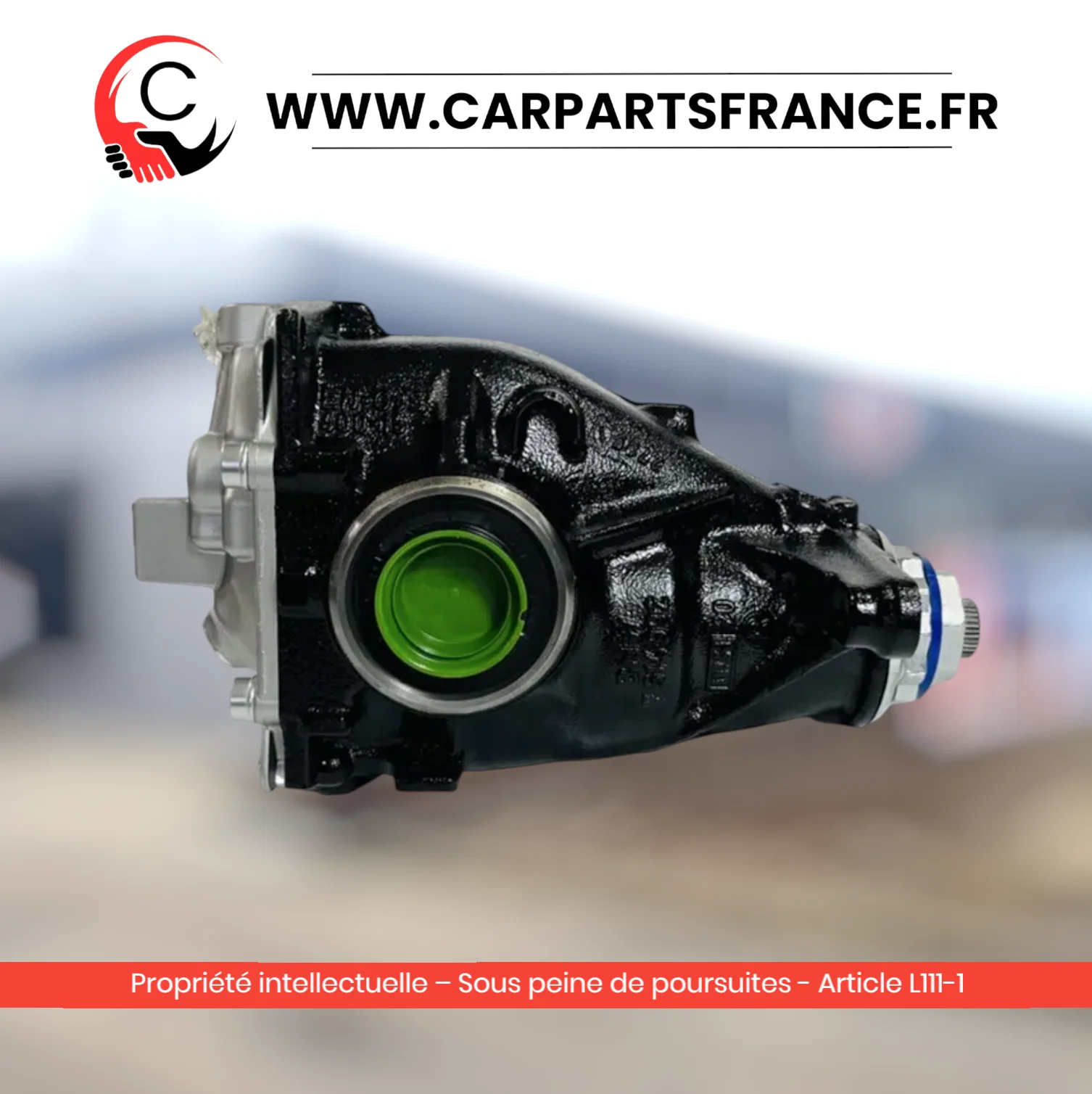 Pont arrière reconditionné BMW 3,46 réf. 33107572054 / 33107572055 - échange standard — photo principale