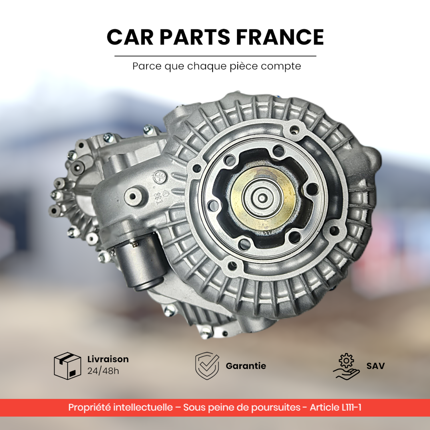 Boîte de transfert reconditionnée Mercedes ML / GLE / GL / GLS 4MATIC W164 W166 X164 X166 - Échange standard - Garantie 2 ans — vue 2