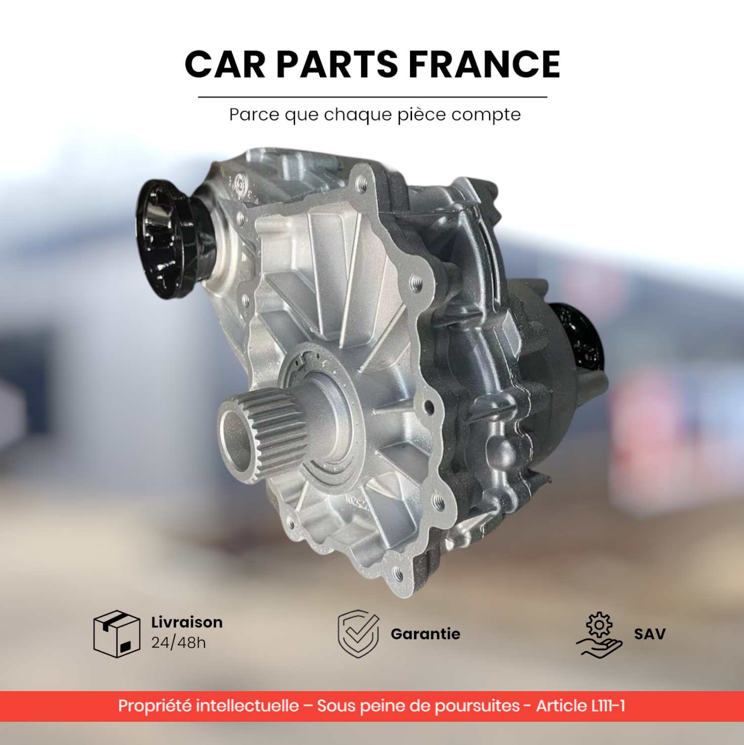 Boîte de transfert 4MATIC reconditionnée Mercedes ML, GL, R 280/320/350 - échange standard - garantie 2 ans — vue 3