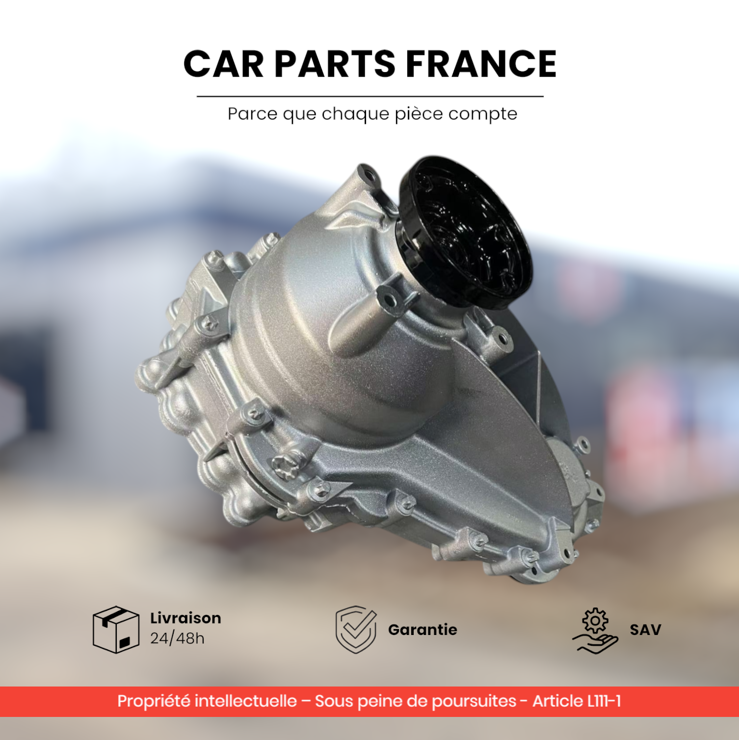 Boîte de transfert 4MATIC reconditionnée Mercedes ML, GL, R 280/320/350 - échange standard - garantie 2 ans — vue 4
