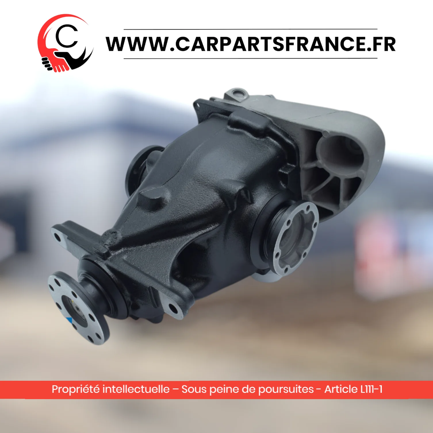 Pont arrière reconditionné BMW X3 F25 / X4 F26 ratio 3,73 - 33107592009 / 33107592010 - échange standard